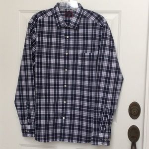 UNTUCKit PLAID SHIRT SIZE X-LARGE EUC ROONEY-WF